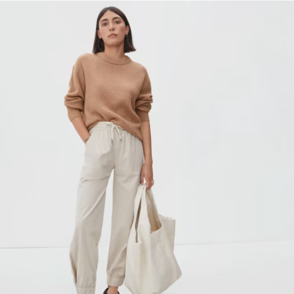 Everlane oversized Alpaca crew